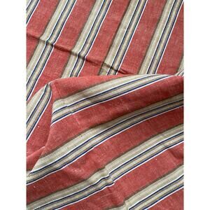 Stroheim & Roman "Kistna" fabric striped vintage swatch 50” x 54” wide